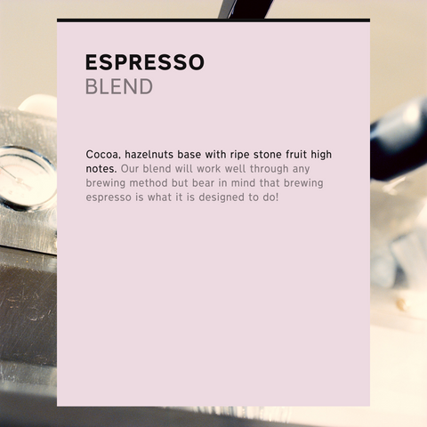 Espresso, Blend.